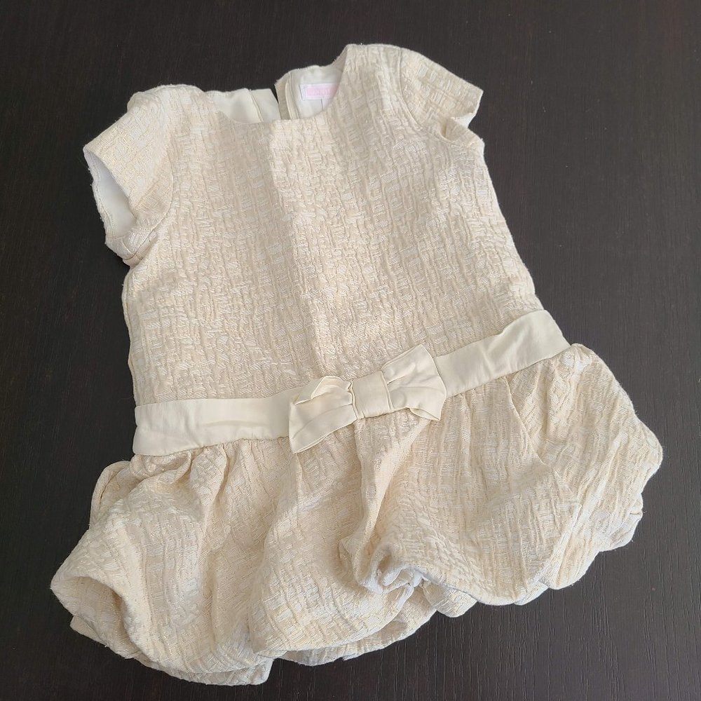 Adorable Gold Janie and Jack Dress